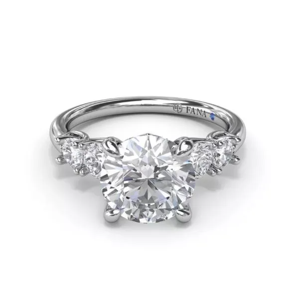 Semi-Mount Ring in 14K White Gold Image 2 Falls Jewelers Concord, NC