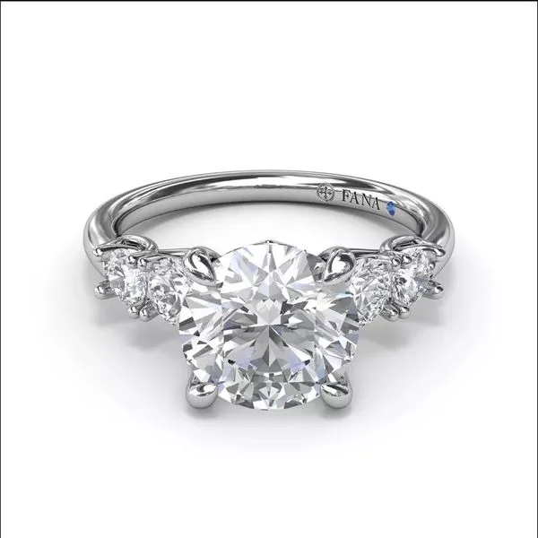 Semi-Mount Ring in 14K White Gold Image 2 Falls Jewelers Concord, NC