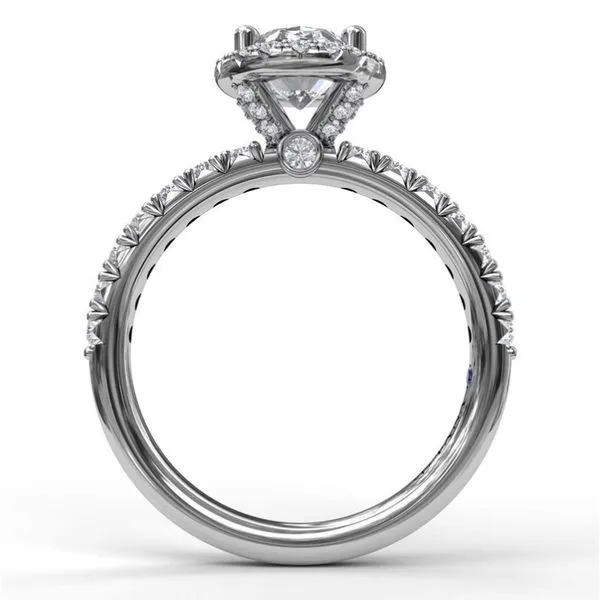 Natural Semi-Mount Engagement Ring