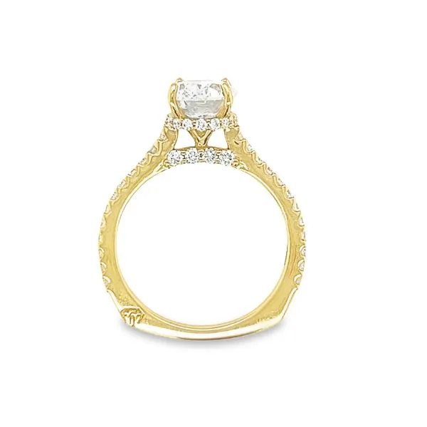 14KY Falls Signature Lab-Grown Diamond Semi-Mount - 0.49 CTW Image 3 Falls Jewelers Concord, NC