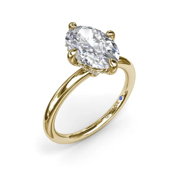 Four Prong Solitaire Diamond Engagement Ring Falls Jewelers Concord, NC