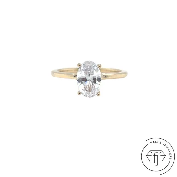 14KY Falls Signature Lab-Grown Diamond Semi-Mount - 0.07 CTW Falls Jewelers Concord, NC