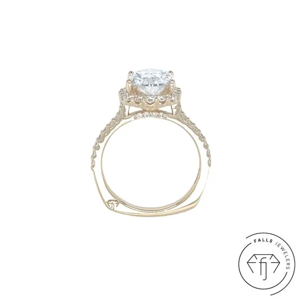 14K Yellow Gold Falls Signature Lab-Grown Diamond Semi-Mo...