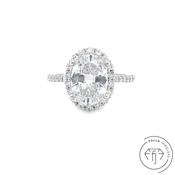 14KW Falls Signature Lab-Grown Diamond Semi-Mount - 0.67 CTW Falls Jewelers Concord, NC