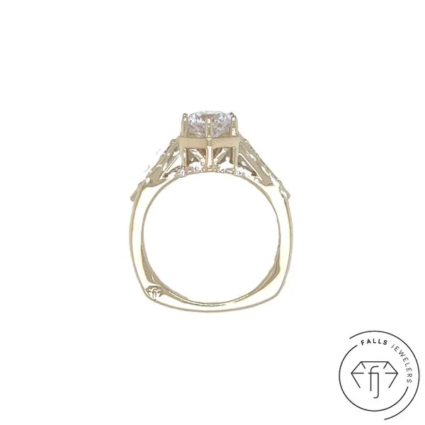 14KY Falls Signature Lab-Grown Diamond Semi-Mount - 0.30 CTW