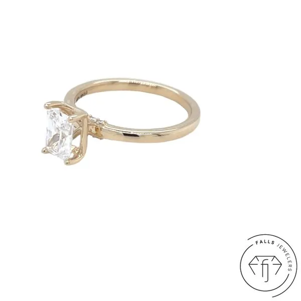 14K Yellow Gold Falls Signature Lab-Grown Diamond Semi-Mo...