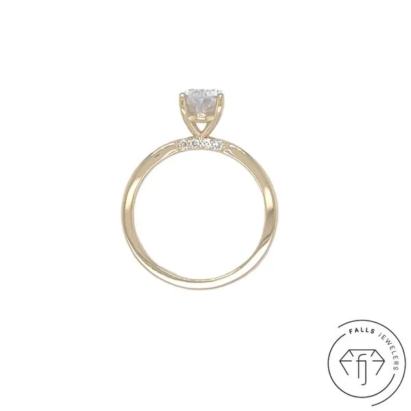 14KY Falls Signature Lab-Grown Diamond Semi-Mount - 0.07 CTW