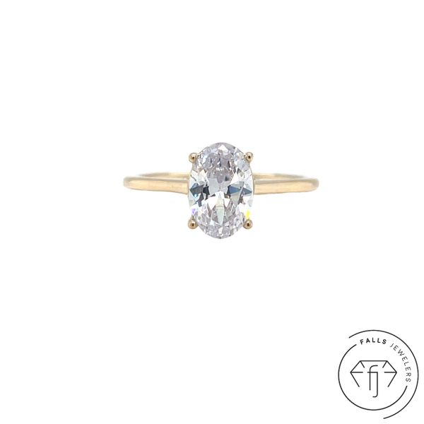 14KY Falls Signature Lab-Grown Diamond Semi-Mount - 0.08 CTW Falls Jewelers Concord, NC