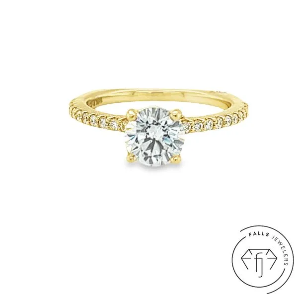 14KY Falls Signature Lab-Grown Diamond Semi-Mount - 0.28 CTW Falls Jewelers Concord, NC