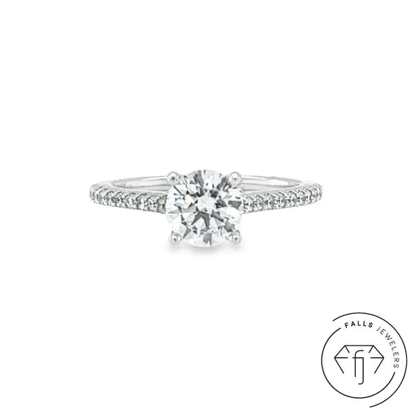 14KW Falls Signature Lab-Grown Diamond Semi-Mount - 0.28 CTW Falls Jewelers Concord, NC