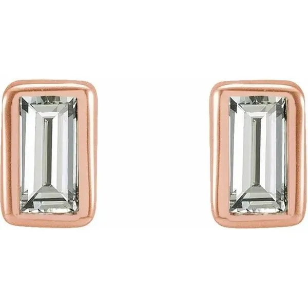 Baguette Diamond Earrings