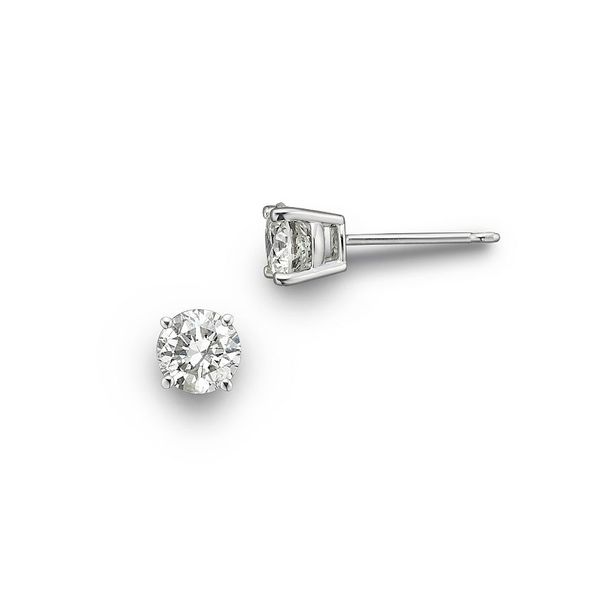 .71 CTW Round Brilliant Diamond Studs Falls Jewelers Concord, NC
