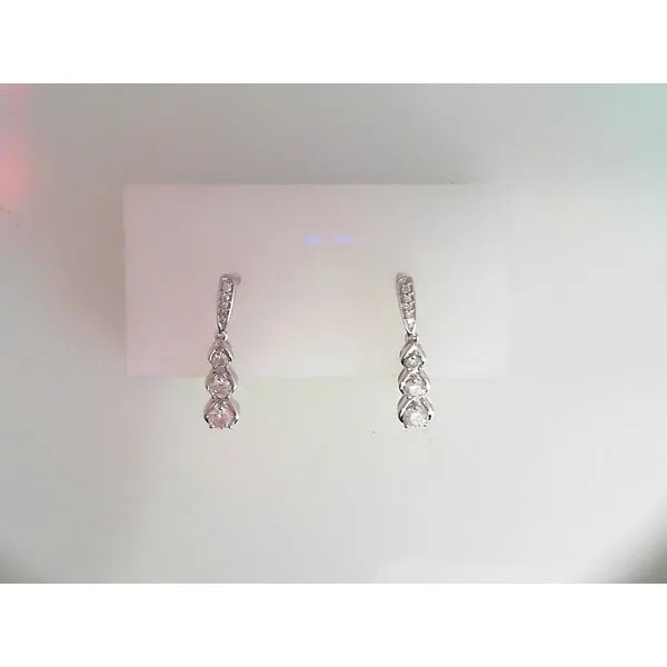 THREE-STONE LOVE MOMENTS GRADUATING DIAMOND EARRINGS Falls Jewelers Concord, NC
