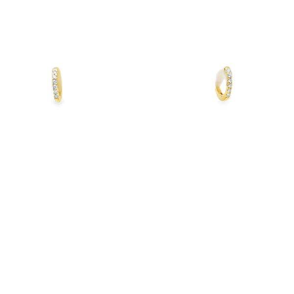 Diamond Hoop Earrings Falls Jewelers Concord, NC