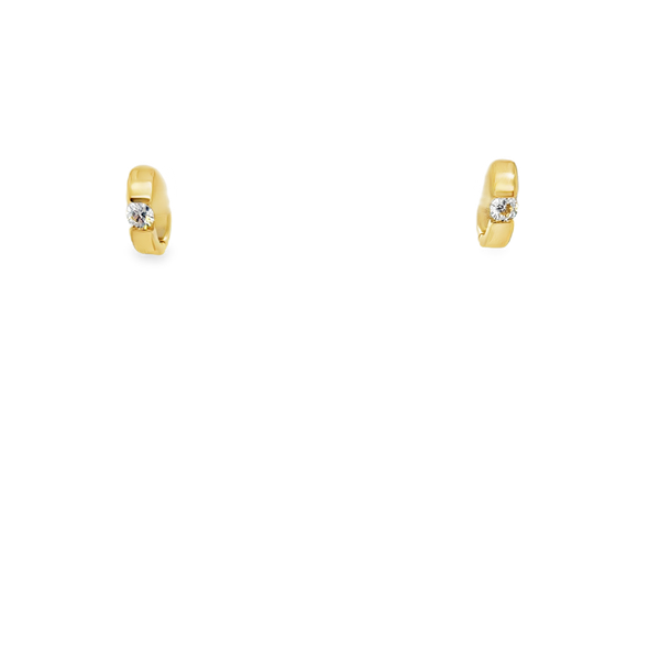 Diamond Hoop Earrings Falls Jewelers Concord, NC