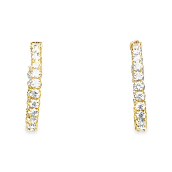 Diamond Hoops Falls Jewelers Concord, NC