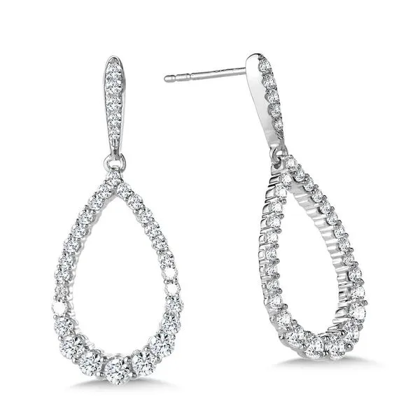 LOVE MOMENTS GRADUATING DIAMOND TEARDROP EARRINGS similar item image
