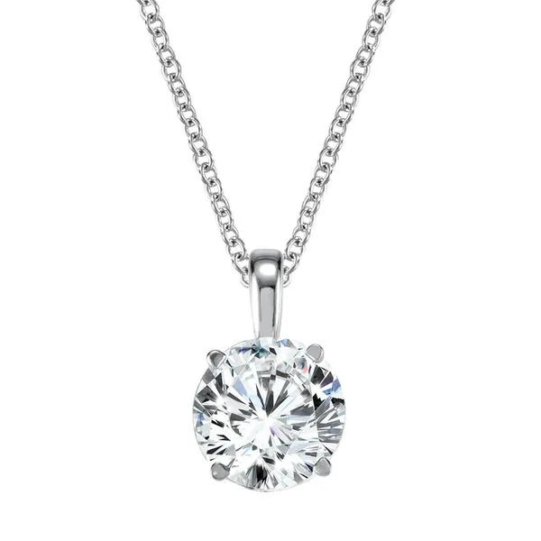 1.97 CT Lab-Grown Diamond Solitaire Pendant Falls Jewelers Concord, NC