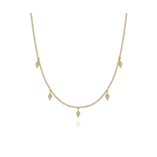 Diamond Necklace Falls Jewelers Concord, NC