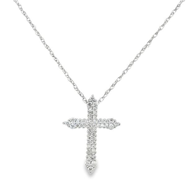 Diamond Cross Necklace Falls Jewelers Concord, NC