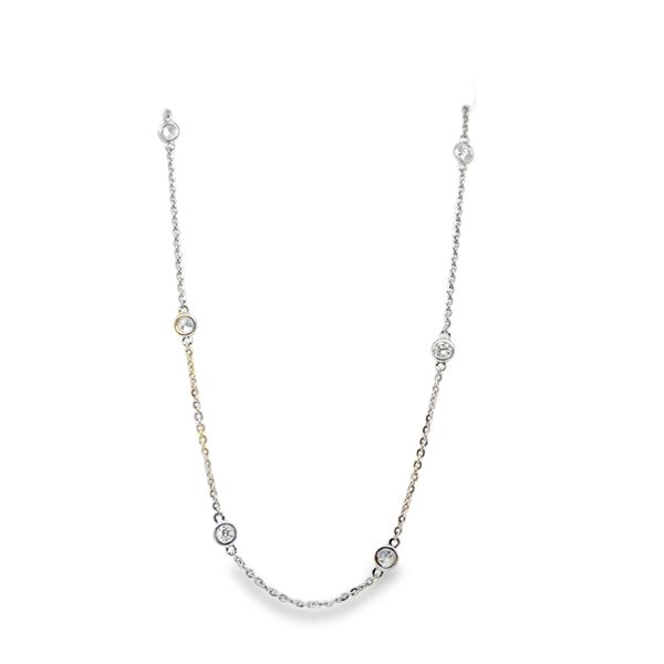 Diamond Station Necklace Falls Jewelers Concord, NC