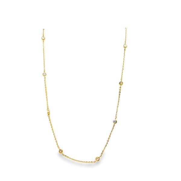 Diamond Station Necklace Falls Jewelers Concord, NC