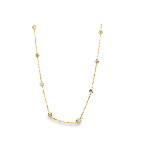 Diamond Station Necklace Falls Jewelers Concord, NC