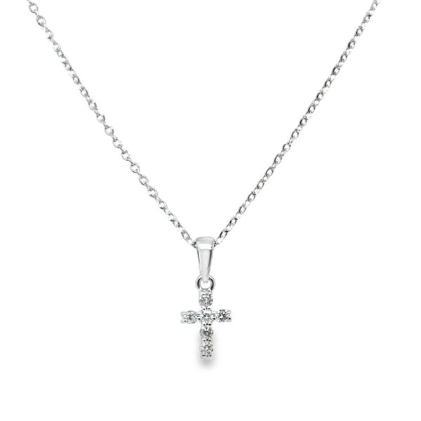 Diamond Cross Necklace Falls Jewelers Concord, NC