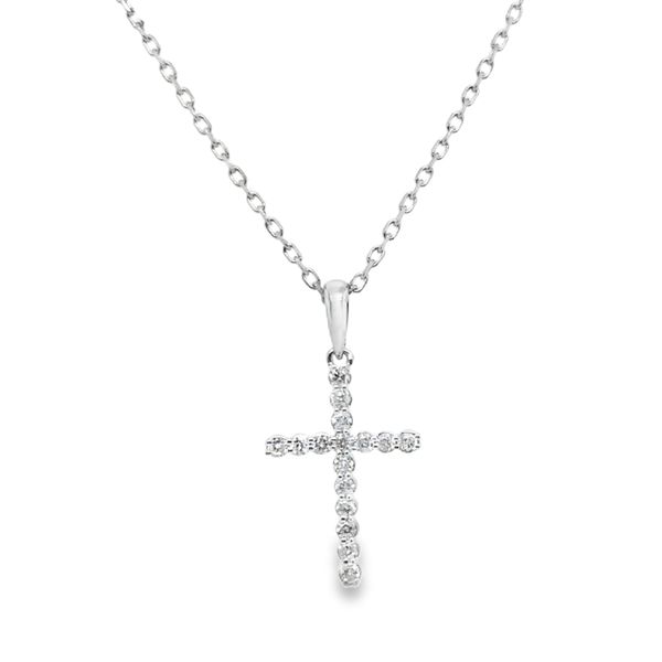 Diamond Cross Necklace Falls Jewelers Concord, NC