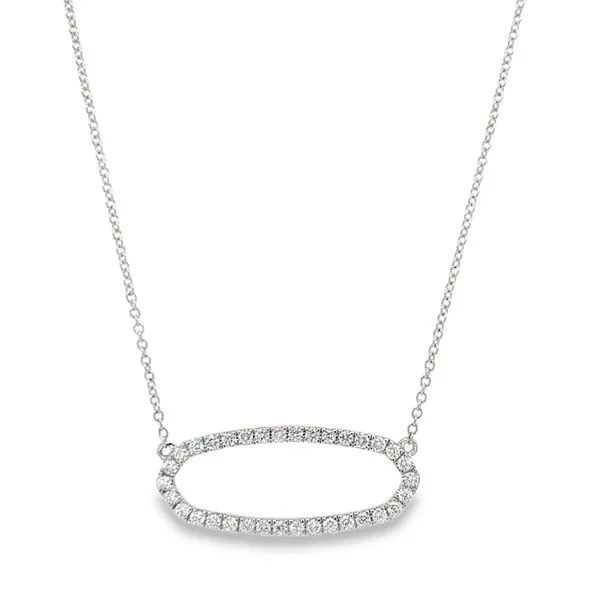 Oval Ring Necklace Falls Jewelers Concord, NC