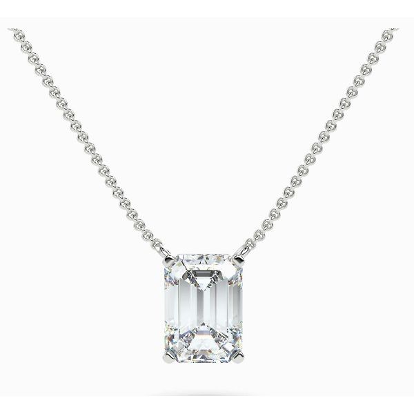 14K White Gold Lab Grown Diamond Necklace Falls Jewelers Concord, NC