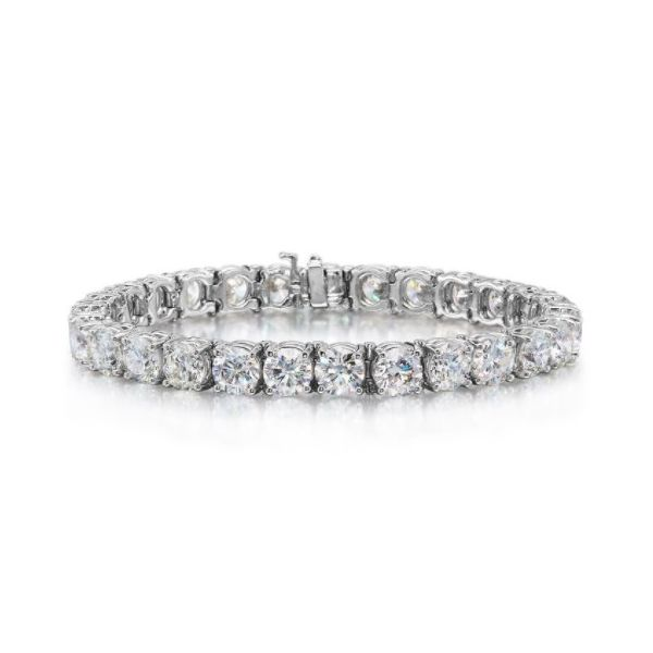 14K WG Lab Grown Diamond Bracelet 5.00 TW Falls Jewelers Concord, NC