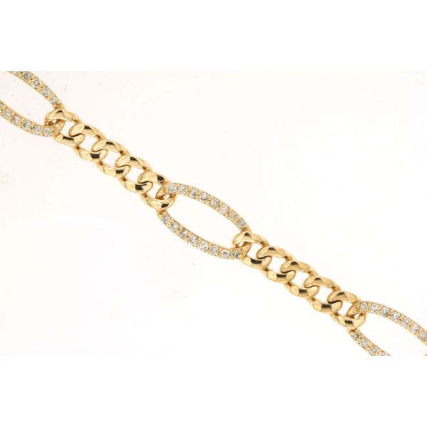 Diamond Cuban Bracelet Falls Jewelers Concord, NC