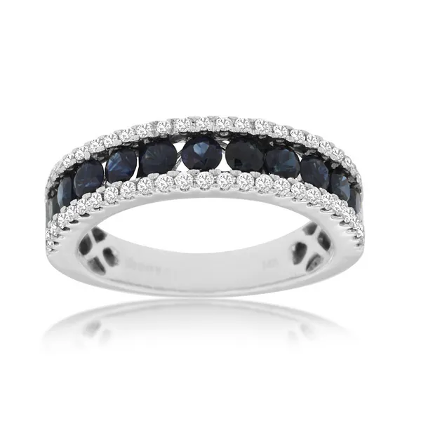 Sapphire and Diamond Ring Falls Jewelers Concord, NC