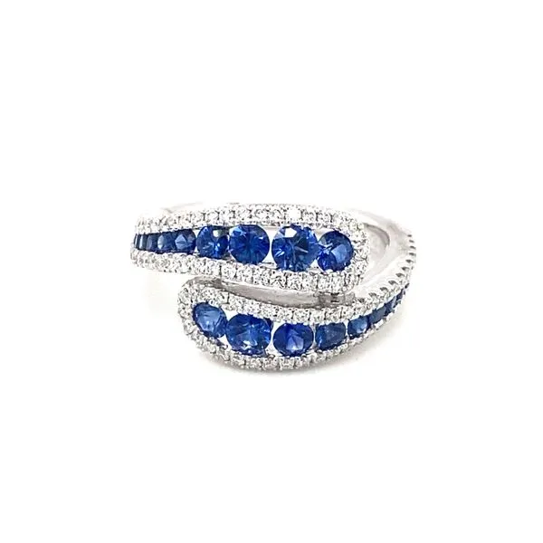 Sapphire and Diamond RIng Falls Jewelers Concord, NC