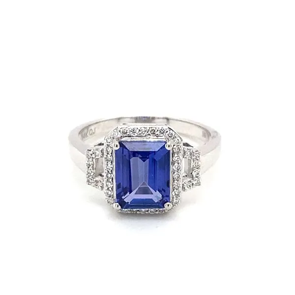 Tanzanite and Diamond Ring