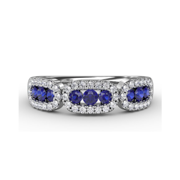 Petite And Precious Sapphire And Diamond Ring Falls Jewelers Concord, NC