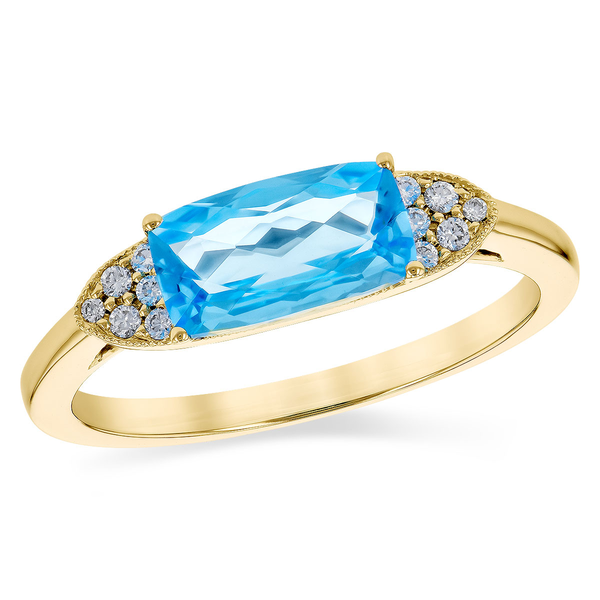 Blue Topaz Fashion Ring Falls Jewelers Concord, NC