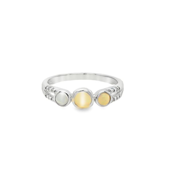 Opal and Diamond Ring Falls Jewelers Concord, NC