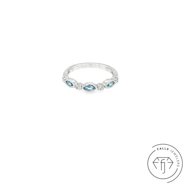10KW Diamond and Blue Topaz Band similar item image