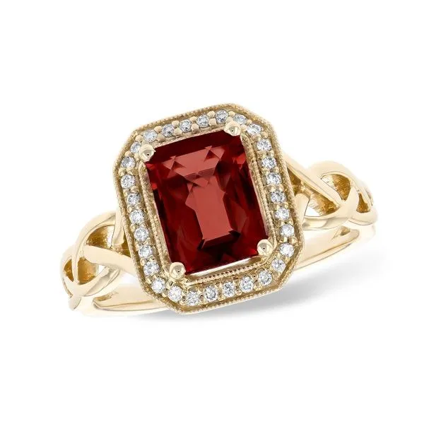 14KY 1.89CT Garnet Fashion Ring