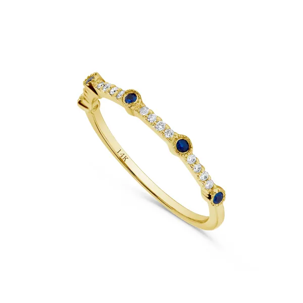 Sapphire and Diamond Ring Falls Jewelers Concord, NC