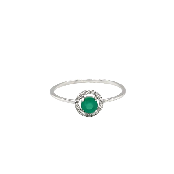 Emerald and Diamond Ring Falls Jewelers Concord, NC