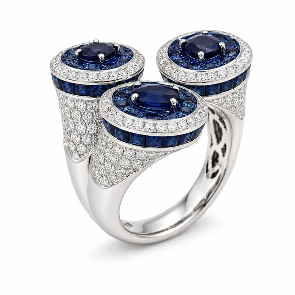 Sapphire Ring Falls Jewelers Concord, NC