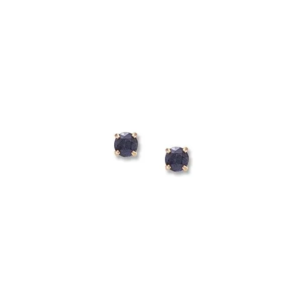 14K Yellow Gold Sapphire Earrings Falls Jewelers Concord, NC