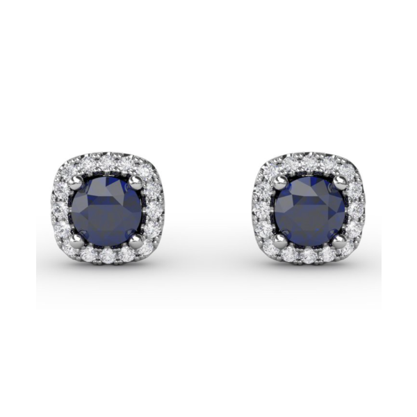 Sapphire Earrings Falls Jewelers Concord, NC