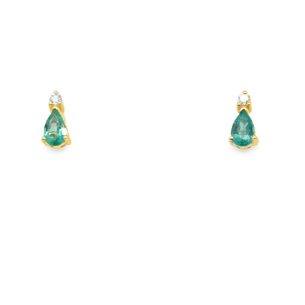 Emerald Earrings Falls Jewelers Concord, NC