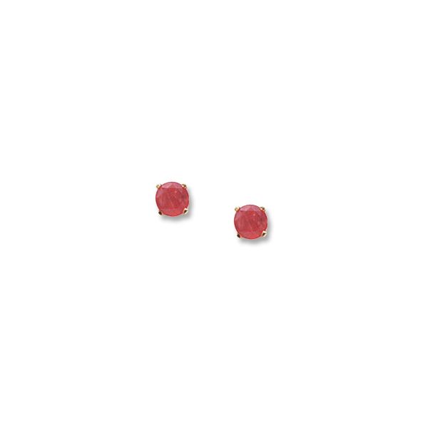 14K Yellow Gold Ruby Earring Falls Jewelers Concord, NC