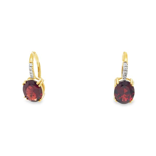 Garnet Earrings Falls Jewelers Concord, NC