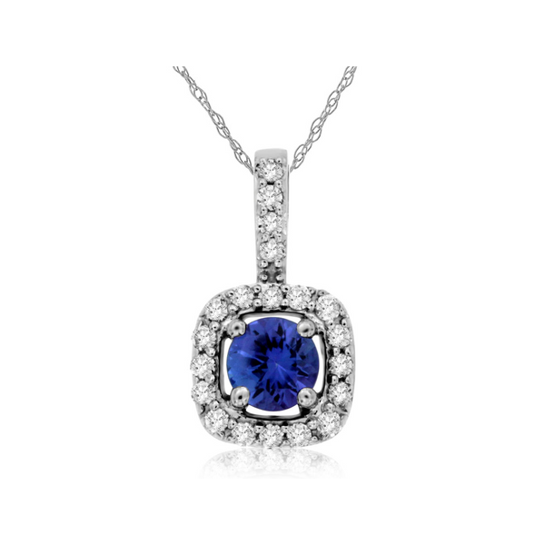 Tanzanite and Diamond Pendant Falls Jewelers Concord, NC